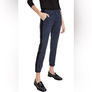 Paige Mayslie Navy/Black Velvet Jogger. Size 23.